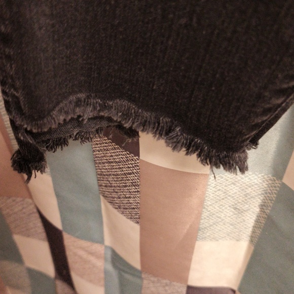 FINAL PRICE MOTHER stunner zip ankle fray black jeans Size 28 - Picture 12 of 16